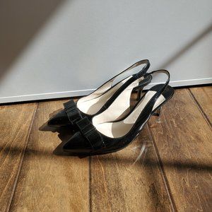 Ivanka Trump-Black Point Toe Pump in Size 6.5 US MEDIUM